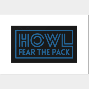 HOWL + FEAR THE PACK Posters and Art